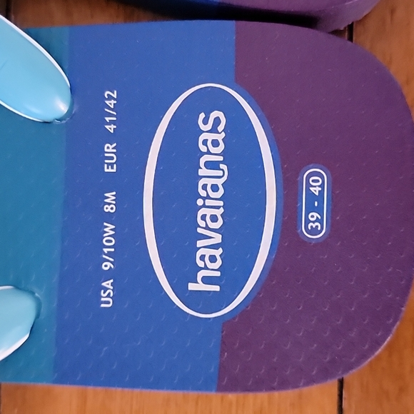 NWT Havaianas S.E. " Top Pride" Rainbow Flip Flops Size:39/40 - US 9/10 - Picture 3 of 7